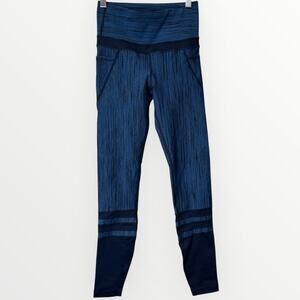 Vimmia Storm Charge Leggings in Abyss Jacquard Blue Size XS